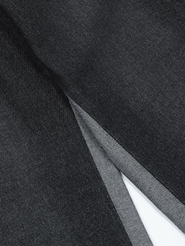 Vaqueros holgados desgastados con empalme informal para hombre-7