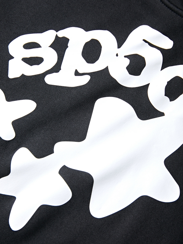 Sudadera con capucha y estampado de estrellas para hombre-2